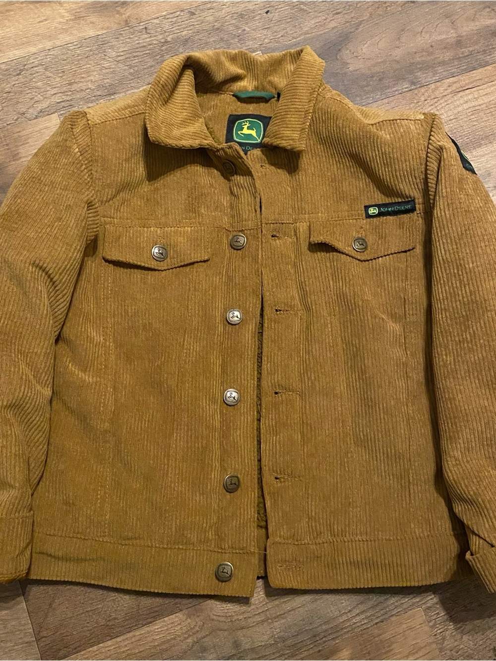 John Deere Corduroy Jacket in Amber Gold